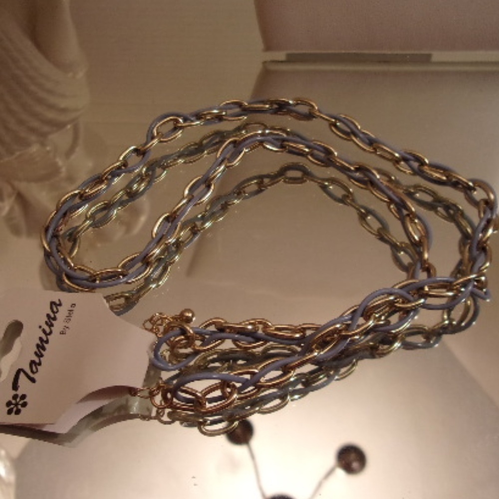 Nwts Tamina  chain link necklace.L54-5